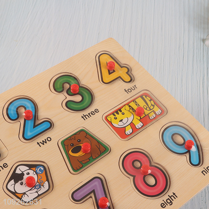 Good selling hand-grabbing puzzle board wooden toys kids toys wholesale