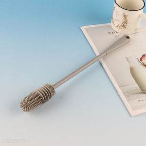 Good Quality Cup Bottle Brush Flexible Bottle Scrubber with Long Handle