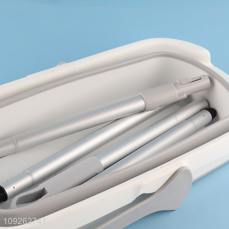 Wholesale 3PCS Cleaning Kit Flat Mop Collapsible Bucket and Window Squeegee Set