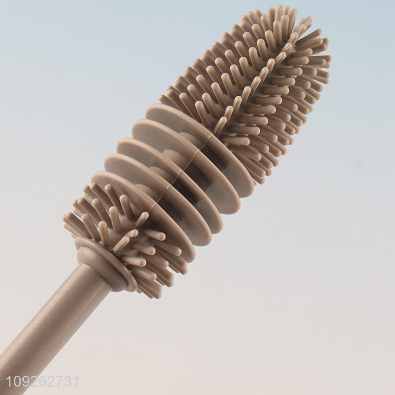 Good Quality Cup Bottle Brush Flexible Bottle Scrubber with Long Handle