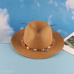 Hot Selling Straw Hat Summer Beach Hat UV Protection Beach Hat