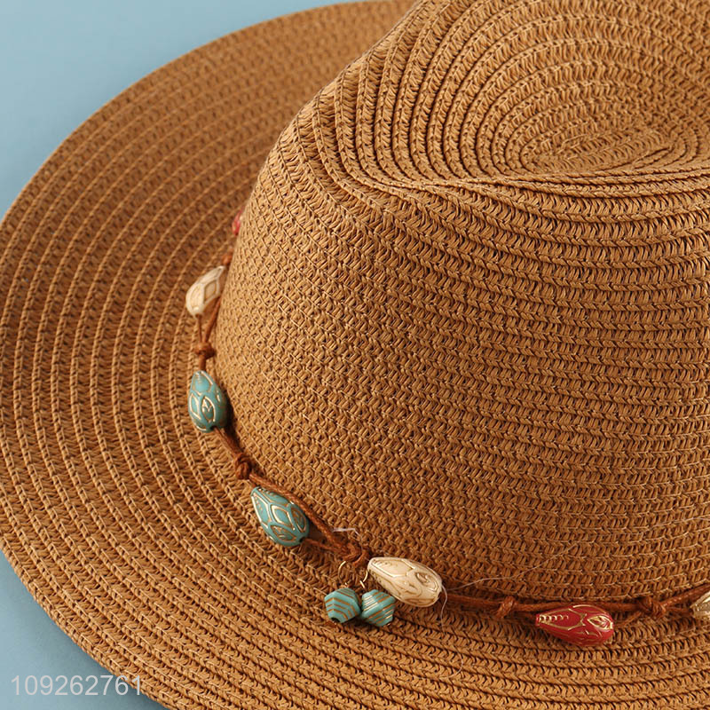Hot Selling Straw Hat Summer Beach Hat UV Protection Beach Hat
