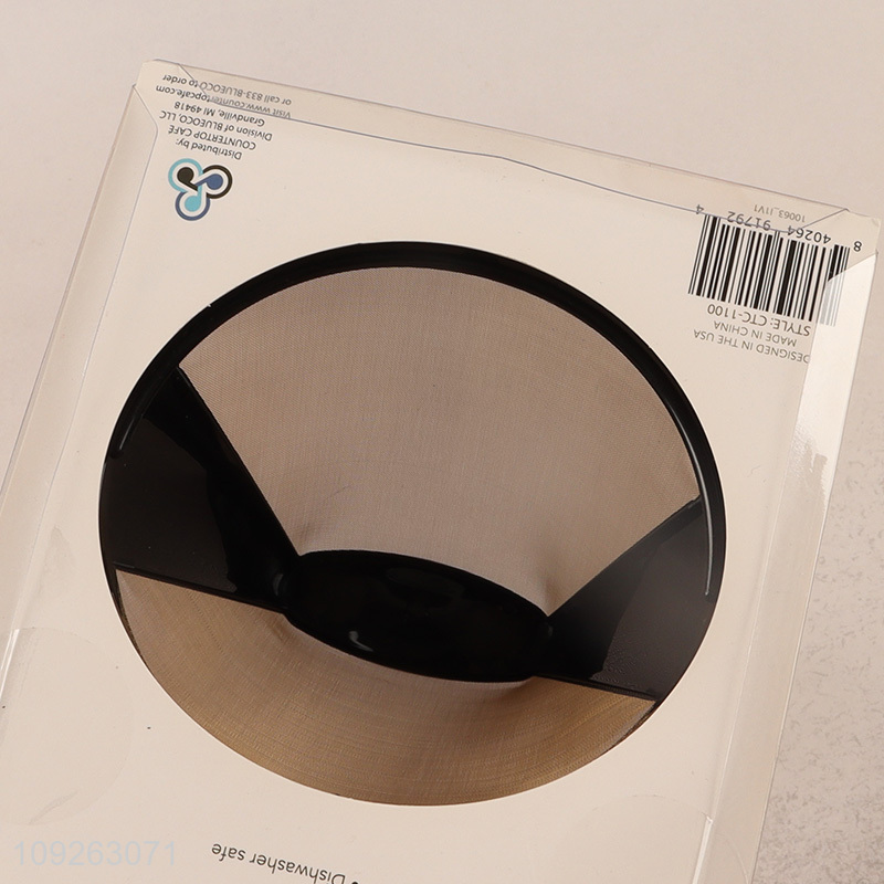 Good selling kitchen gadget bpa free reusable cone coffee filter wholesale