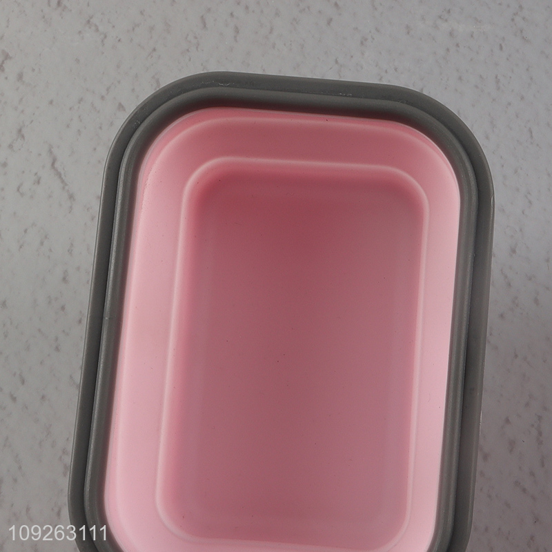 Top selling 4pcs silicone school office lunch box food container wholesale