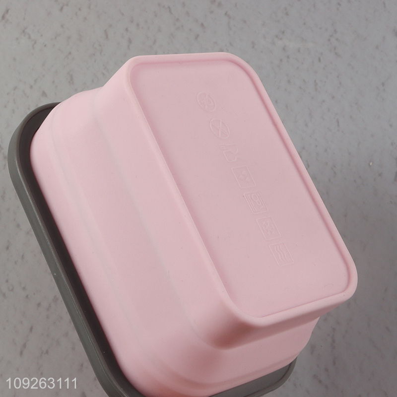 Top selling 4pcs silicone school office lunch box food container wholesale