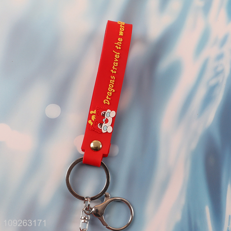 Popular products dragon pendant keychain key rings for gifts