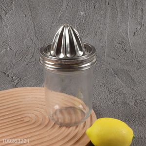 Popular products home kitchen gadget glass juicer juice squeezer lid