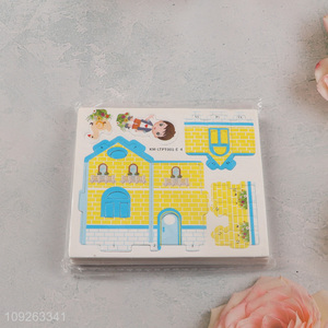 Top quality paper children 3d puzzle toys educational toys jigsaw toys