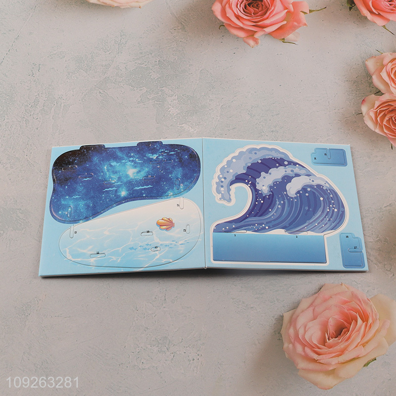 Online wholesale children paper 3d puzzle toys educational toys