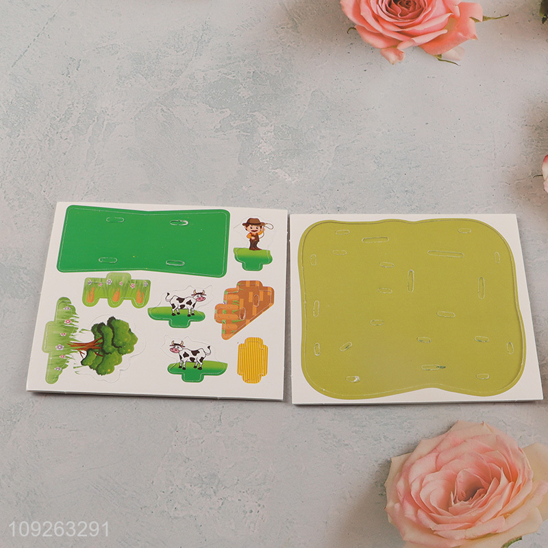 New arrival farm series children 3d puzzle toys educational toys jigsaw toys