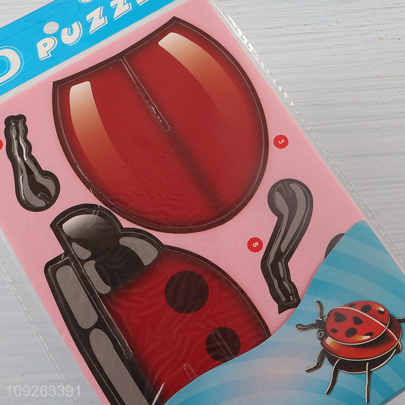 China products insect series beetle 3d puzzle toys educational toys for kids