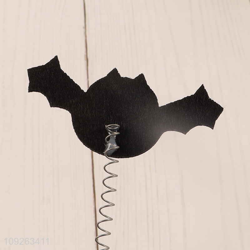 Hot selling black Halloween party supplies bat hair hoop hair accessories