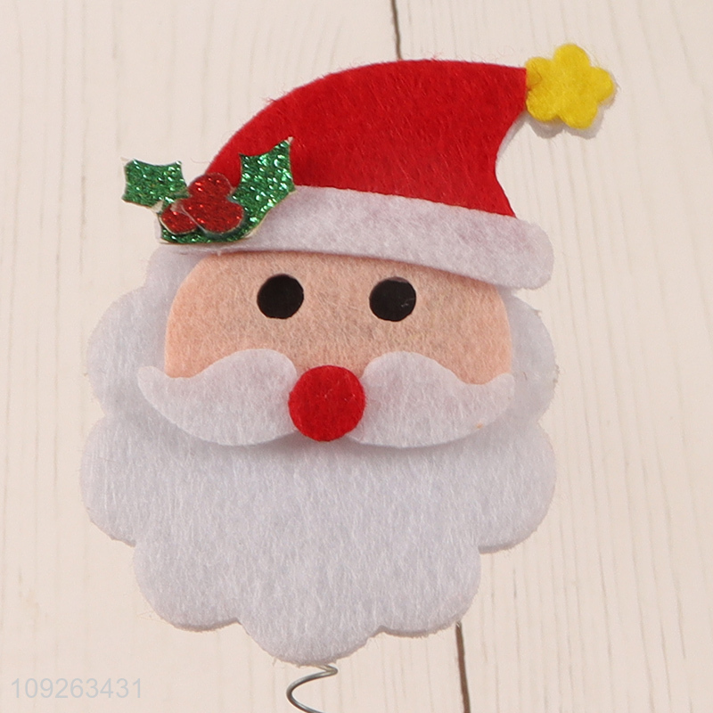 Top selling christmas party supplies Santa Claus hair hoop hair accessories wholesale