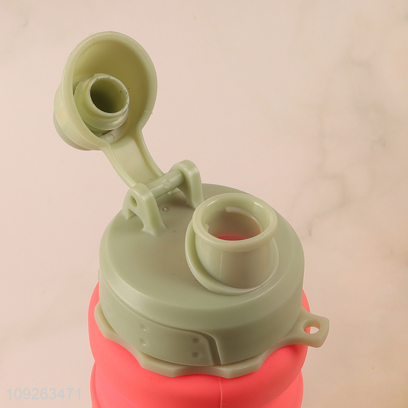China factory folding silicone water bottle drinking bottle for sale