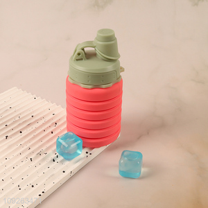 China factory folding silicone water bottle drinking bottle for sale