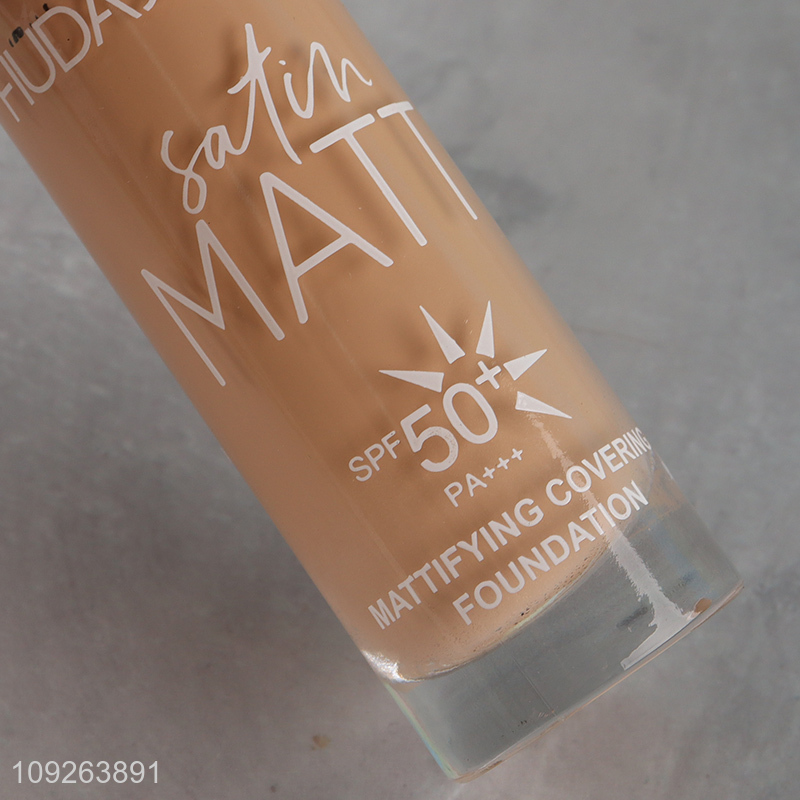 China Wholesale 50ML Liquid Foundation Face Makeup Long Lasting Waterproof Liquid Foundation