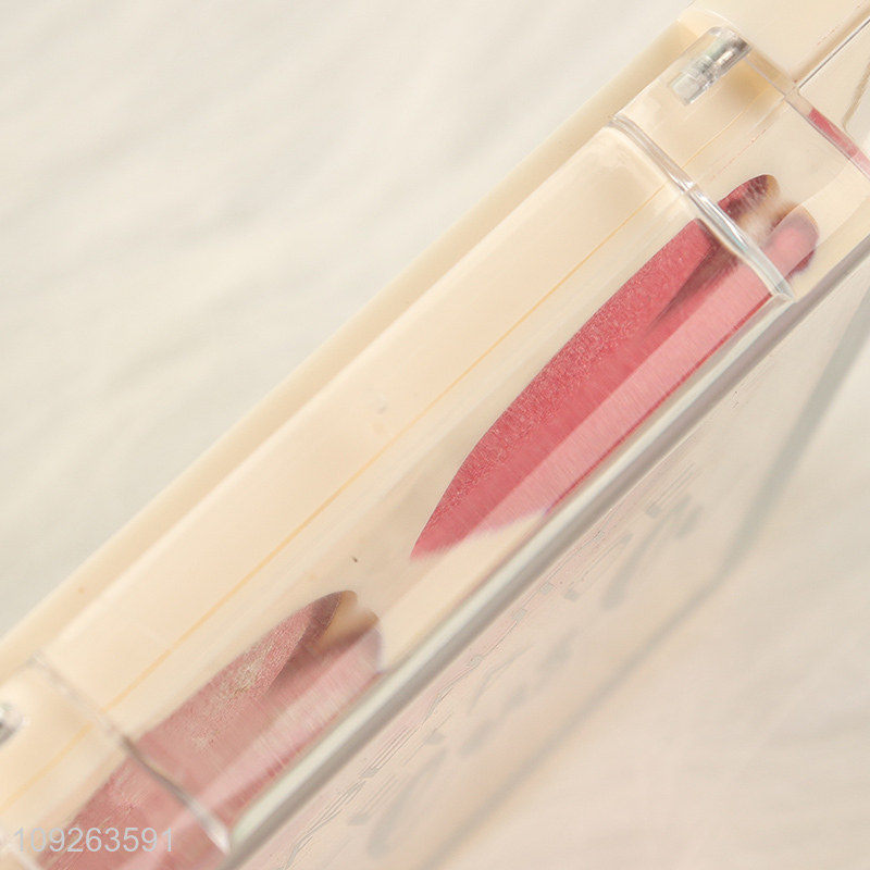 China Imports 4 Colors Blush Palette Cruelty-Free Shimmer Blush Makeup Palette