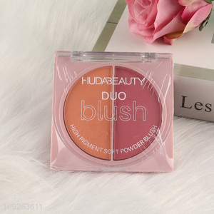 New Arrival 2 Colors Blush Palette High Pigmented Ultra-Soft Blush Palette