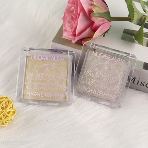 New Product Single Highlighter Palette Blendable Long-Lasting Makeup Highlighter