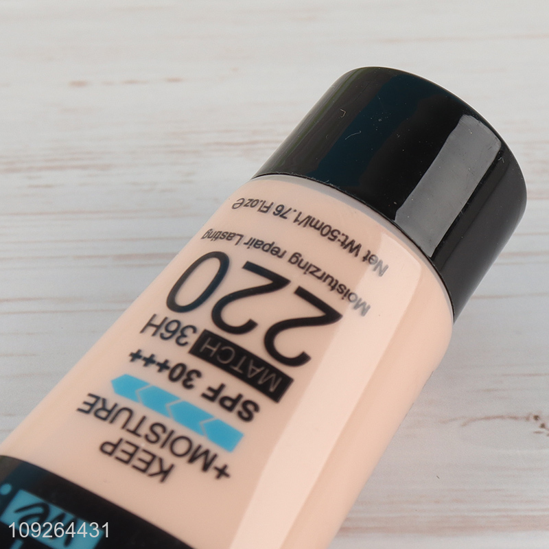 Wholesale 50ML Liquid Foundation Face Makeup Long Lasting Moisturizing Liquid Foundation