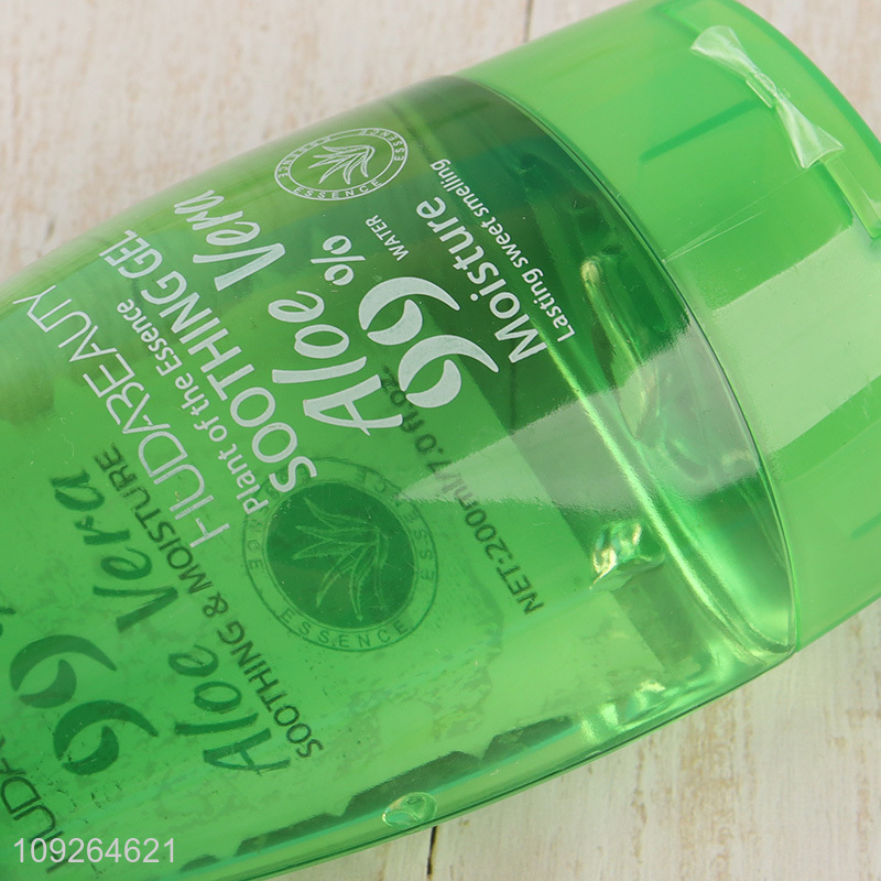 Good Quality 200ML 99% Organic Aloe Vera Gel for Face, Skin, Hair & Sunburn Relief