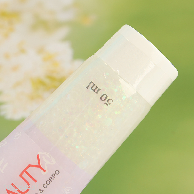 Online Wholesale 50ML Face Body Glitter Gel Face Makeup Glitter Gel for Face & Body