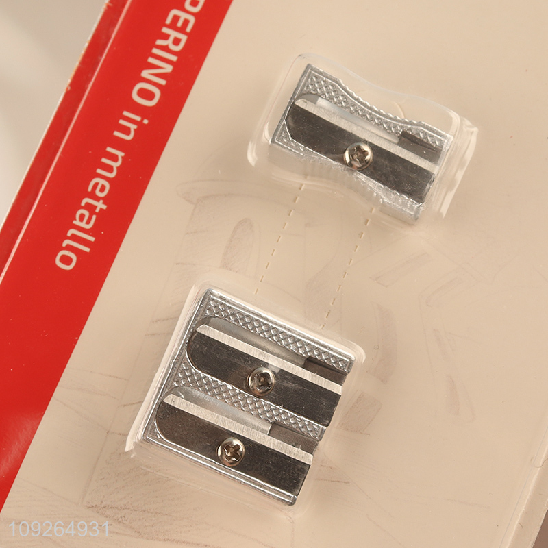 New Product 2PCS Small Pencil Sharpeners Manual Pencil Sharpeners School Supplies