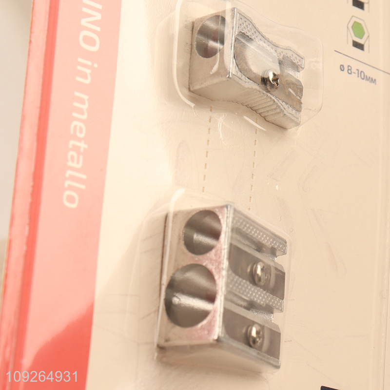 New Product 2PCS Small Pencil Sharpeners Manual Pencil Sharpeners School Supplies