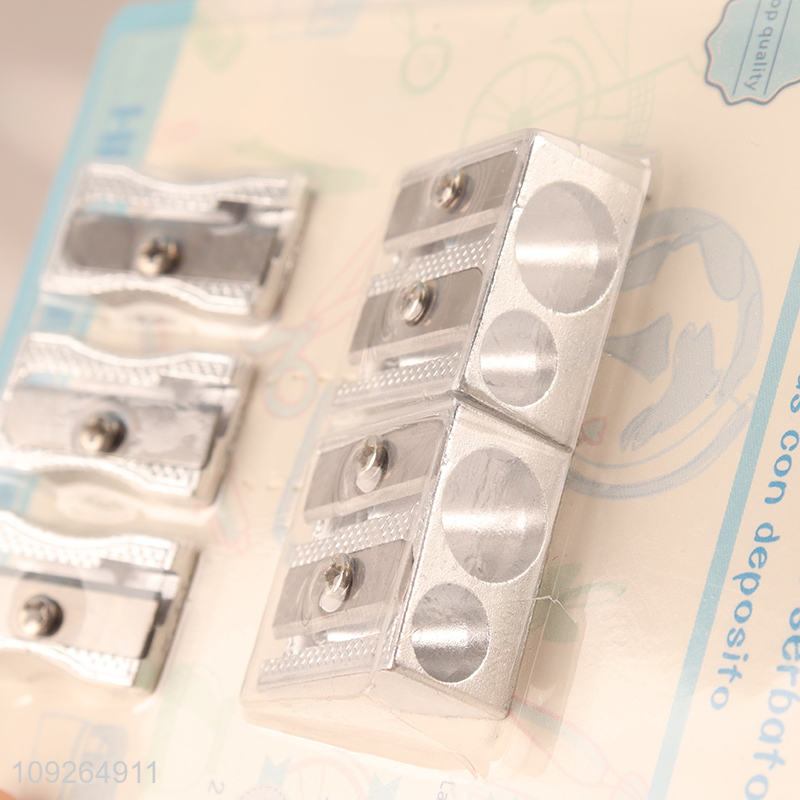 Good Quality 5PCS Plastic Pencil Sharpeners Manual Pencil Sharpeners for Students