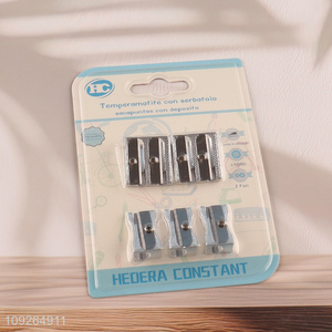 Good Quality 5PCS Plastic Pencil Sharpeners Manual Pencil Sharpeners for Students