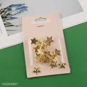 Wholesale Gold Star Push Pins Decorative Thumbtacks for Photo Wall Cork Board