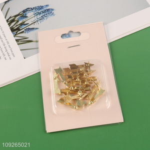 China Imports Gold Arrow Push Pins Metal Thumbtacks for Photos Postcards Fixing