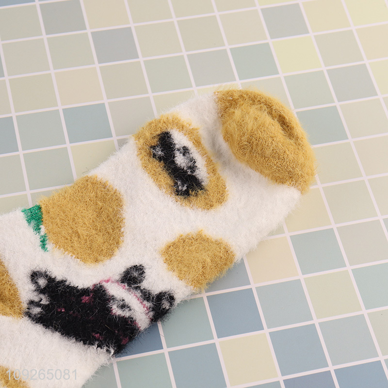 Good Quality Womens Fuzzy Socks Winter Fluffy Comfy Home Sleeping Socks