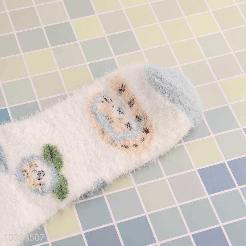 New Arrival Womens Fuzzy Socks Fluffy Cozy Socks Winter Sleeping Socks