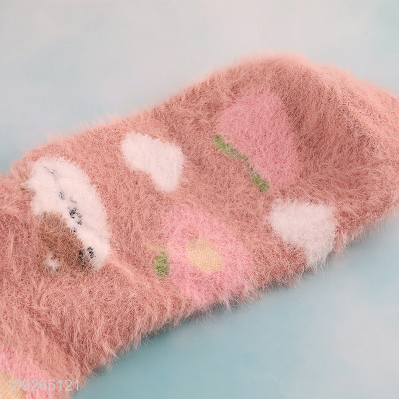 Factory Price Womens Fuzzy Socks Fluffy Socks Winter Warm Sleeping Socks