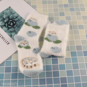 New Arrival Womens Fuzzy Socks Fluffy Cozy Socks Winter Sleeping Socks