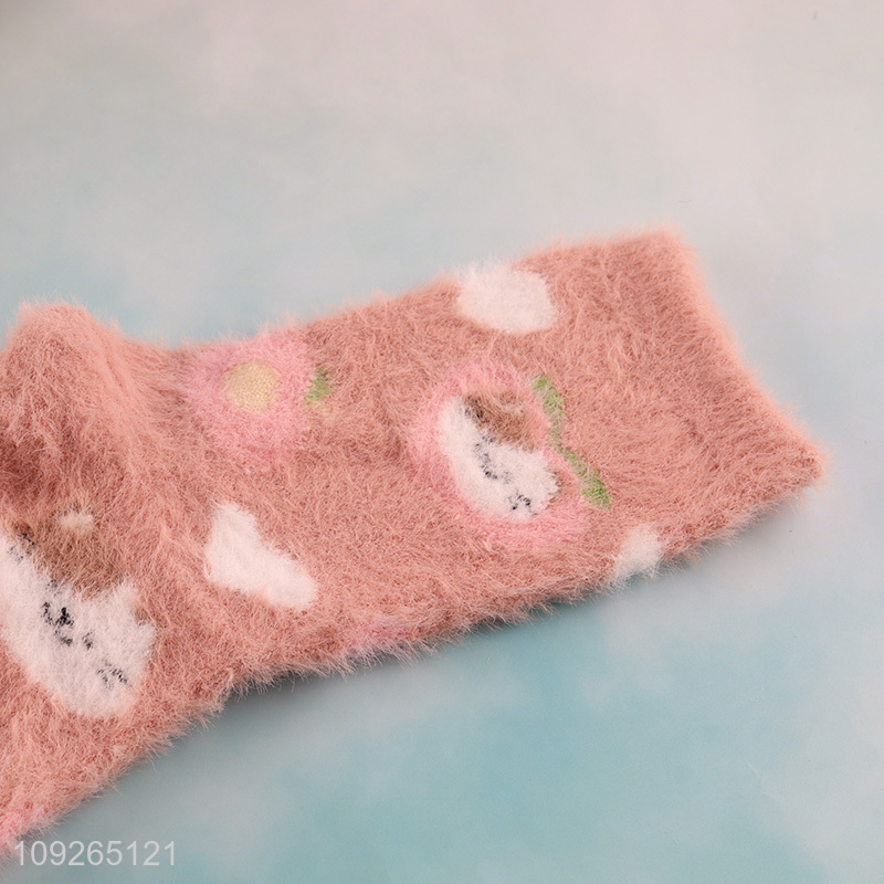 Factory Price Womens Fuzzy Socks Fluffy Socks Winter Warm Sleeping Socks