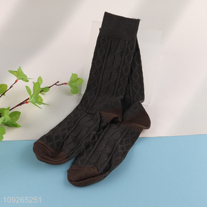 New Arrival Womens Winter Socks Solid Color Crew Socks Winter Long Socks