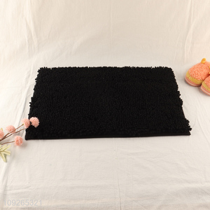 Factory Price Chenille Bathroom Rug Non-Slip Absorbent Ultra Soft Bath Mat