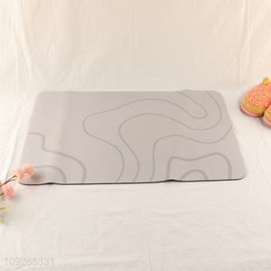 China Imports Diatomite Bath Mat Quick Drying Super Absorbent Bathroom Rug