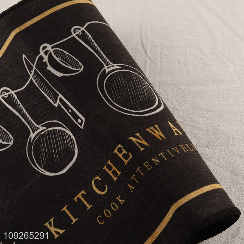 Hot Selling Crystal Velvet Bath Rug Non-Slip Absorbent Bathroom Rug Mat