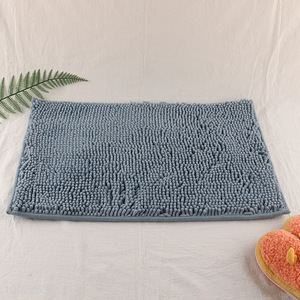 New Product Chenille Bath Rug Non-Slip Absorbent Bath Mat for Floor Bathtub