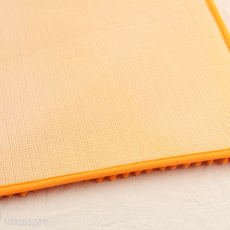 Good Quality Chenille Bathroom Rug Non-Slip Extra Soft Absorbent Bath Rug