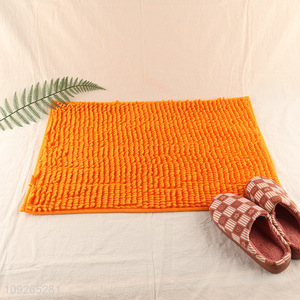 Good Quality Chenille Bathroom Rug Non-Slip Extra Soft Absorbent Bath Rug
