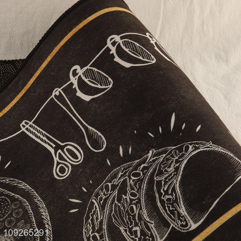 Hot Selling Crystal Velvet Bath Rug Non-Slip Absorbent Bathroom Rug Mat