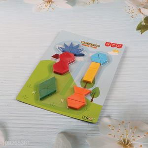 Wholesale Magnetic Building Blocks Pattern Blocks Children's Early Education Toys