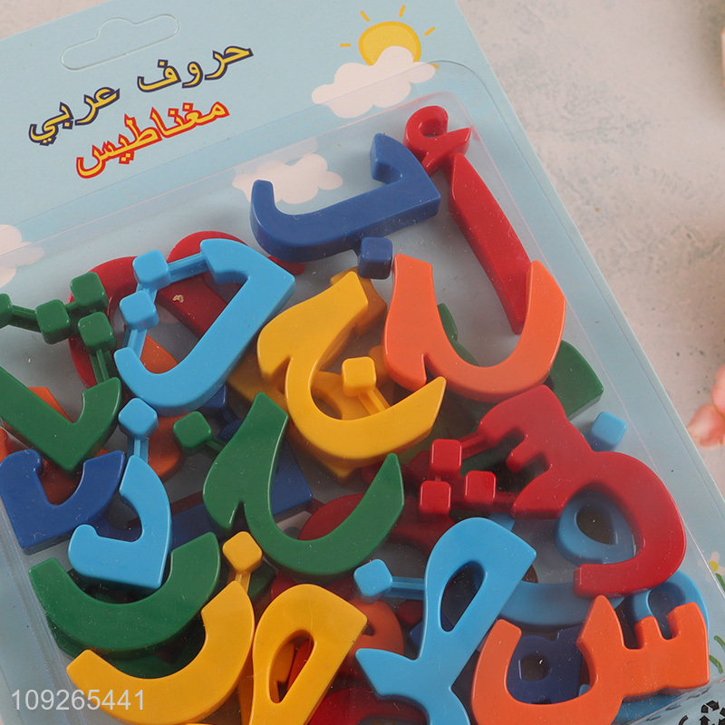 Top quality colourful non-toxic 28pcs magnetic arabic numerals teaching toys
