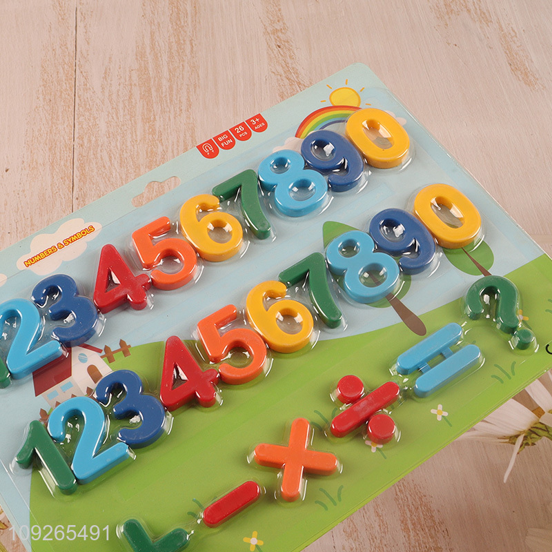 New arrival colourful magnetic number symbol teaching toy for children