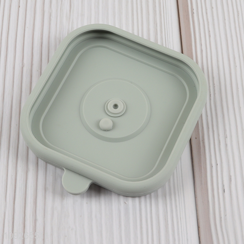 Hot selling sealed silicone food container storage box with lid