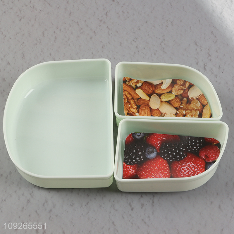 China supplier 3compartment school office portable lunch box for sale